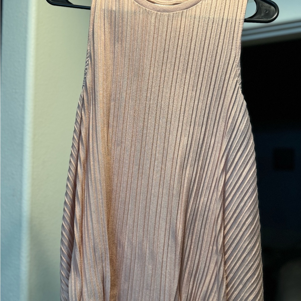 a new day Ribbed Dress in Blush Pink